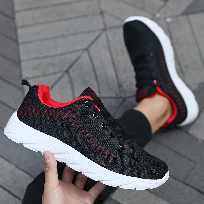 Scarpe Da Ginnastica Uomo Traspiranti Esterno 2025 Scarpe Sportive Casual Da Corsa Con Suola Morbida Antiscivolo Mesh