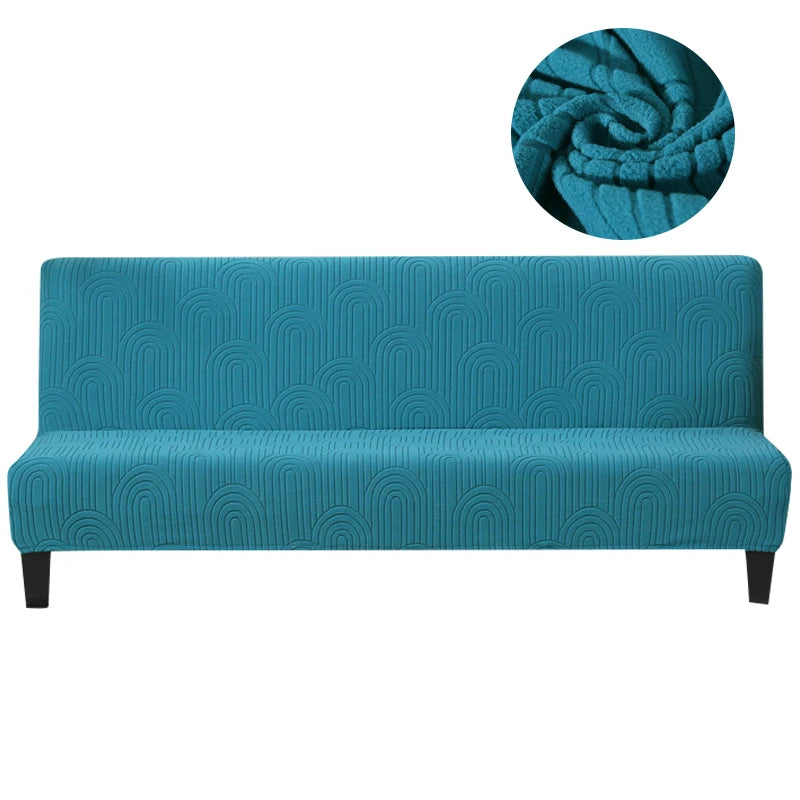 Copridivano Per Divano Letto Jacquard Elasticizzato Senza Braccioli Per Soggiorno E Mobili Pieghevoli