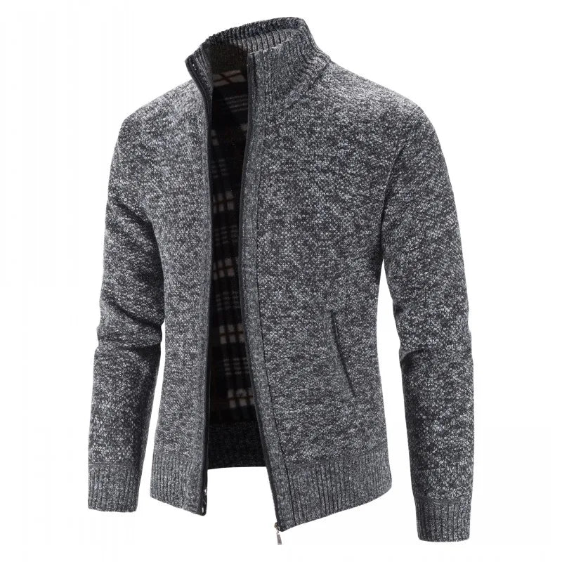 Nuova Primavera Autunno Maglione Lavorato a Maglia Uomo Moda Slim Fit Cardigan Casual