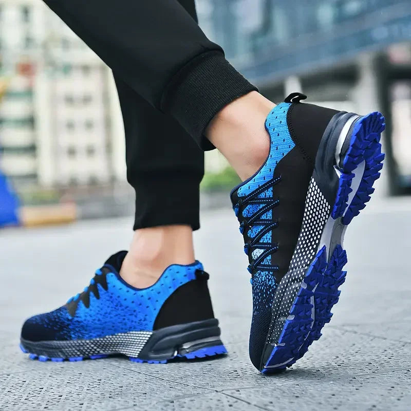 Scarpe Sportive Da Corsa Traspiranti In Mesh Con Suola Spessa Bianco Nero Coreane Per Giovani Passeggio Primavera Estate