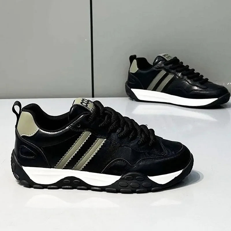 Sneakers Casual Uomo Designer Retro Scarpe Da Corsa In Microfibra Tessuto Pelle Traspirante Con Plateau Interno