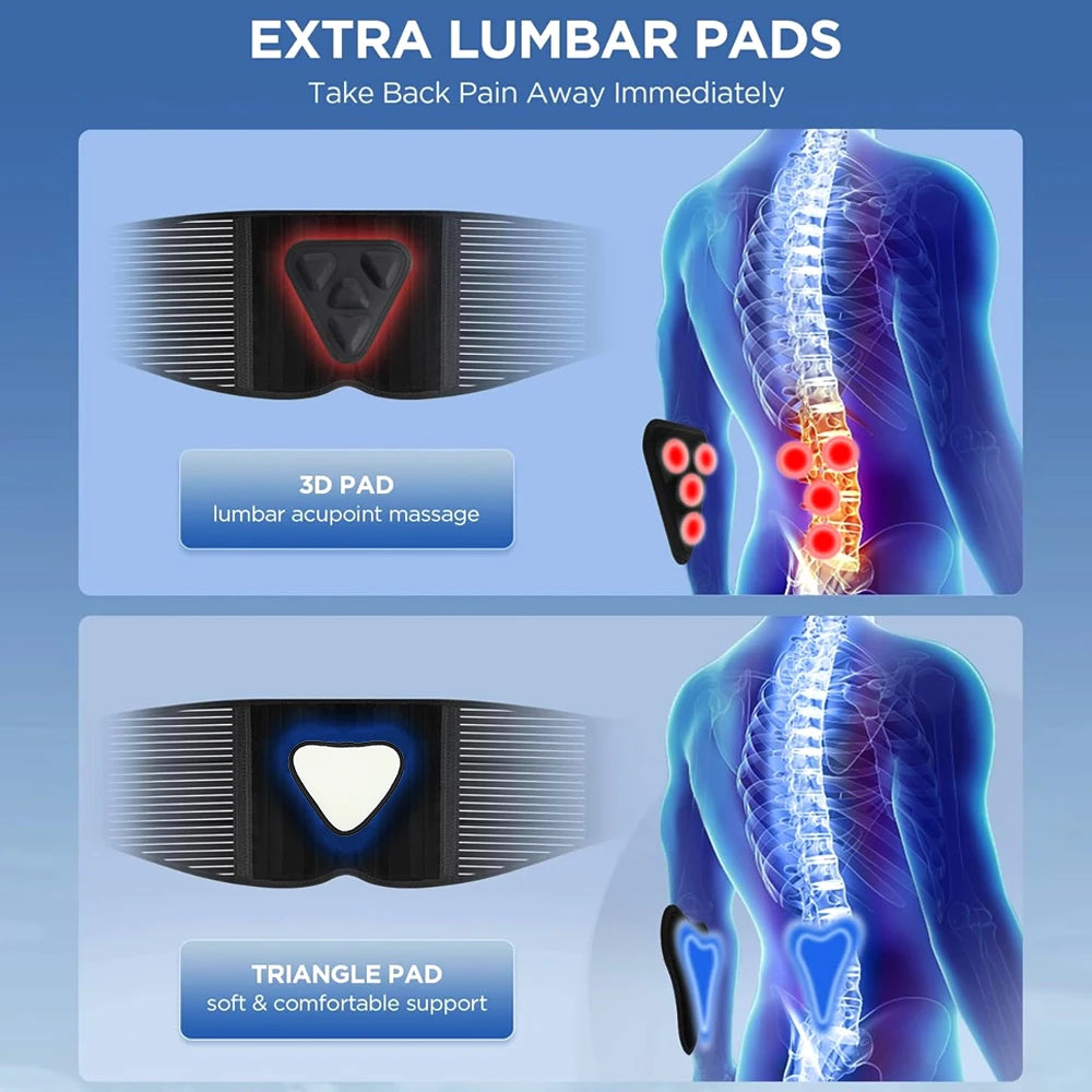 Tutore Lombare 3D Pad Rete Morbido Traspirante Tessuto Per Dolore Lombare Ernia Del Disco Sciatica