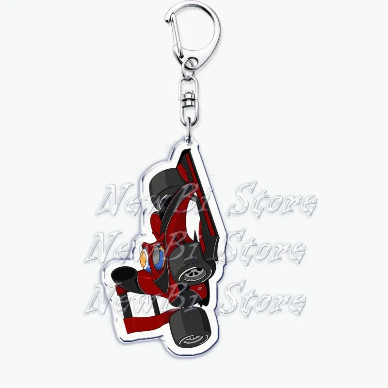 Portachiavi Con Ciondolo Per Auto Da Corsa Popolare Super Cool Per Accessori Borsa Gioielli Regali Fan Amici