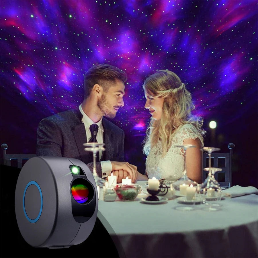 Proiettore Galaxy Con Telecomando Nebula LED Night Light Per Casa E Camera Da Letto Cielo Stellato RGB