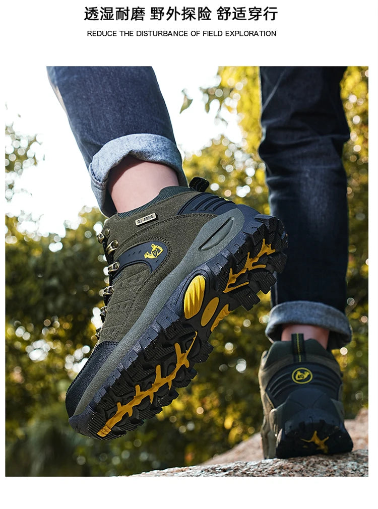 Scarponi Da Trekking Unisex Alla Caviglia Plus Size Outdoor 2025 Montagna Deserto Impermeabili Traspiranti