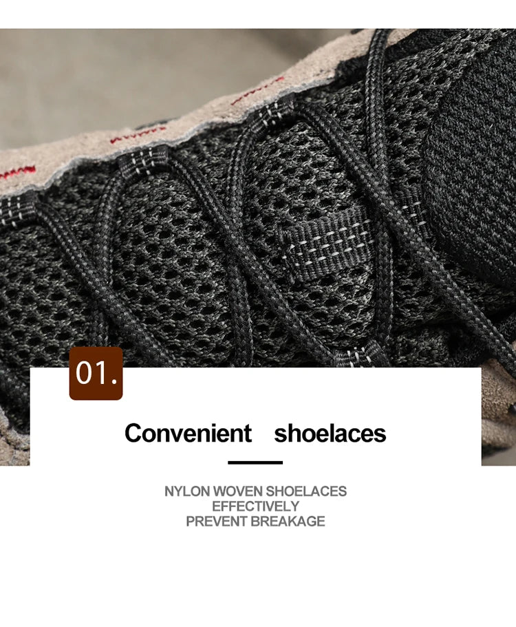 HikeUp Scarpe Da Uomo Traspiranti Antispruzzo Per Trekking All Aperto Alpinismo Sportivo Sneaker