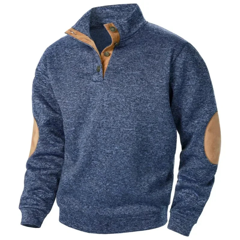 Felpa Da Uomo A Maniche Longe Per Giochi Di Animali All Aperto Caldo Maglione Giacca Casual Con Bottoni Streetwear