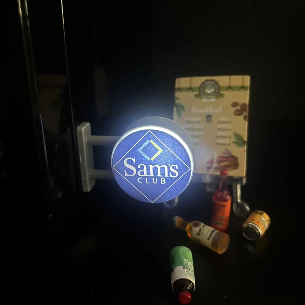 Mini Lightbox Magnet Frigorifero Caffè Turismo Giapponese Souvenir Scatola Luminosa Decorazione Casa Regalo