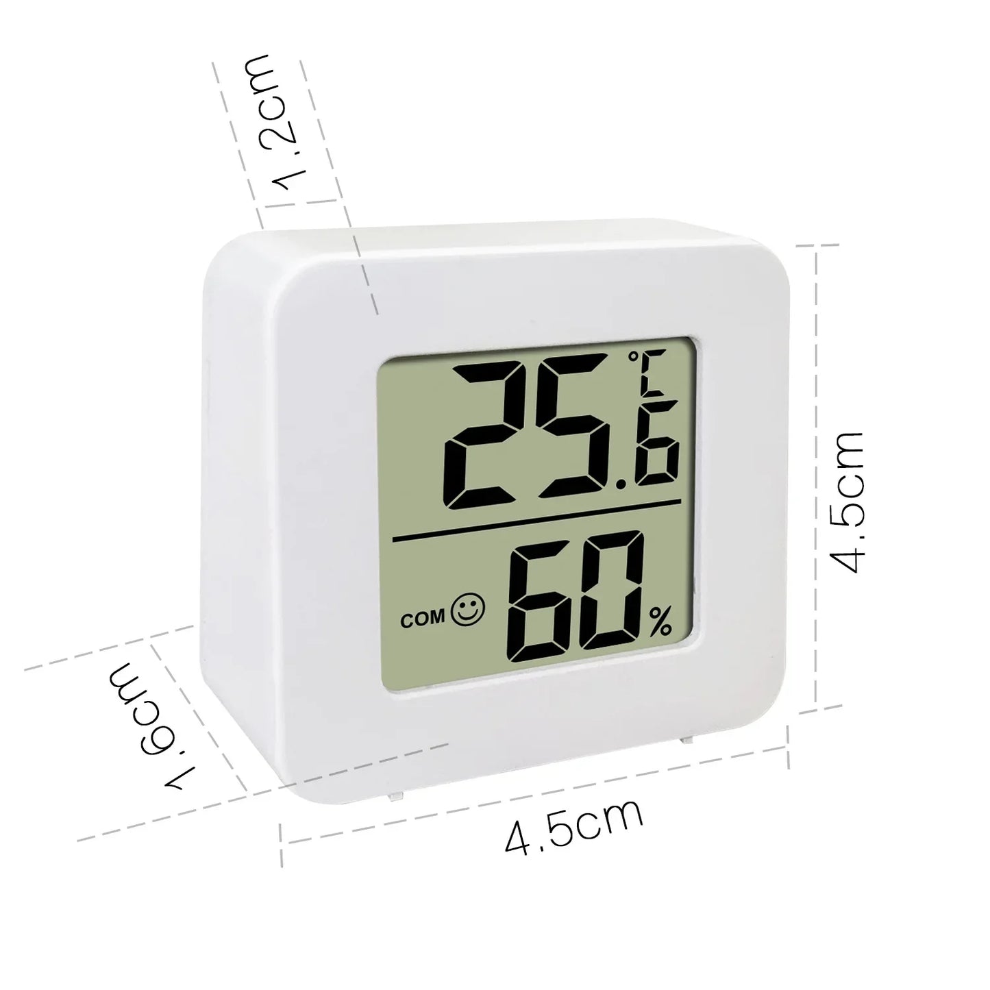 Indicatore Di Temperatura E Umidità Per Mini Termometro Digitale Con Sensore, Montaggio A Parete, Schermo LCD Domestico