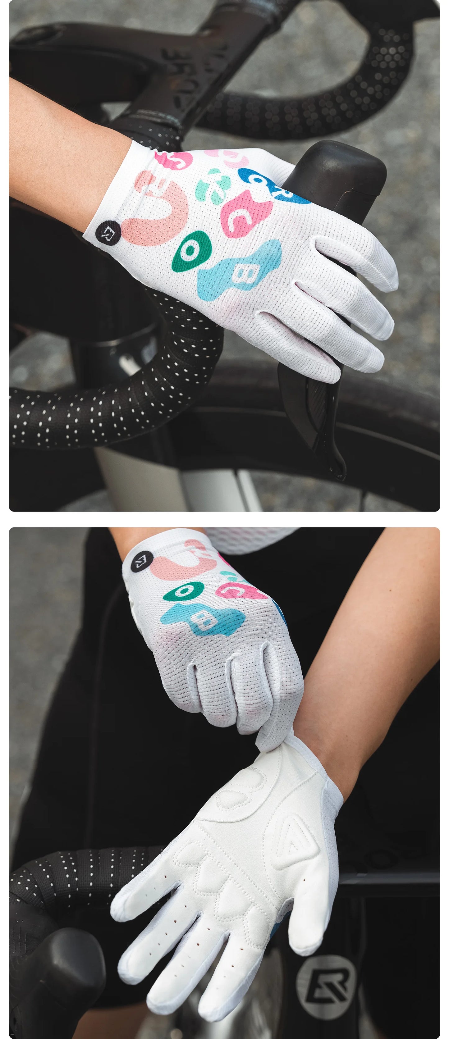 Guanti Ciclismo Estivi Da Donna Traspiranti A Dita Intere Con Touch Screen Imbottiti Antiscivolo Per Bici Strada MTB