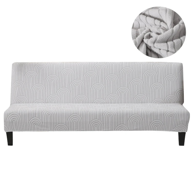 Copridivano Per Divano Letto Jacquard Elasticizzato Senza Braccioli Per Soggiorno E Mobili Pieghevoli