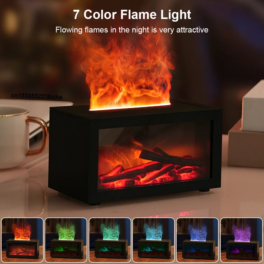 Umidificatore Aroma Diffusore Oli Essenziali Mini Umidificatore Domestico Con LED Notte Per Aromaterapia