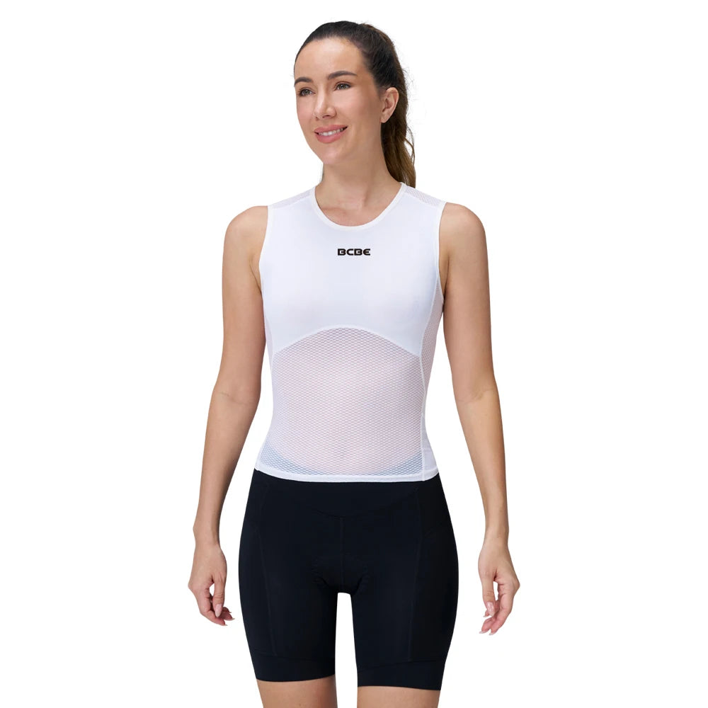 Base Da Ciclismo Da Donna Traspirante Con Asciugatura Rapida In Mesh Alta Qualità BCBE