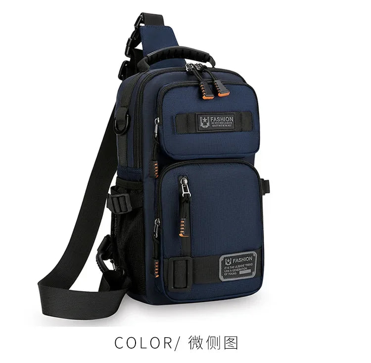 Borsa A Tracolla Uomo Multifunzionale Oxford Alta Qualità Leggera Per Viaggi E Escursioni All Aperto