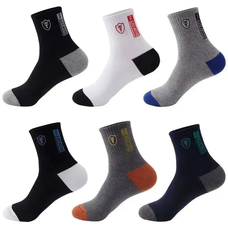 Calzini da Uomo Traspiranti 5 Paia per Corsa e Sport con Gestione Umidità e Vestibilità Confortevole Prolungata