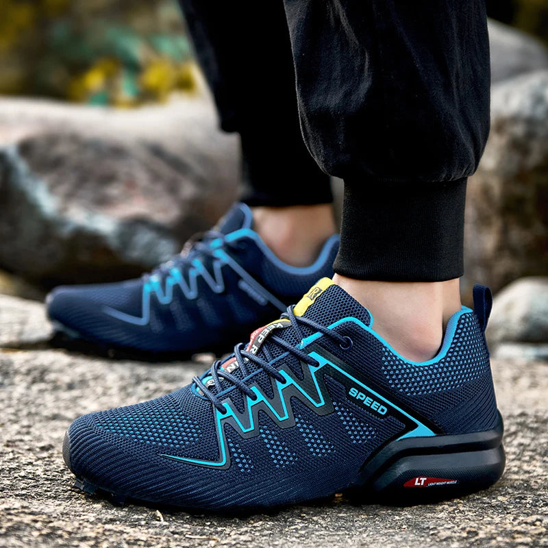 Scarpe Da Ciclismo MTB Traspiranti Uomo Scarpe Da Bicicletta Leggere Per Trekking All'Aperto E Equitazione