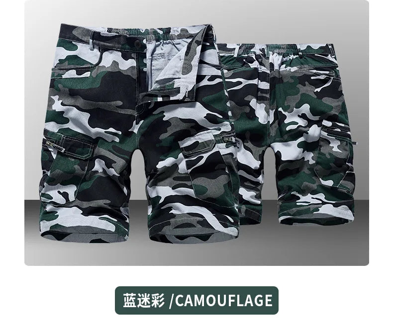 Pantaloncini Cargo Mimetici Da Uomo Con Tasche Estivi 2025 Pantaloni Corti Da Uomo Abbigliamento Maschile