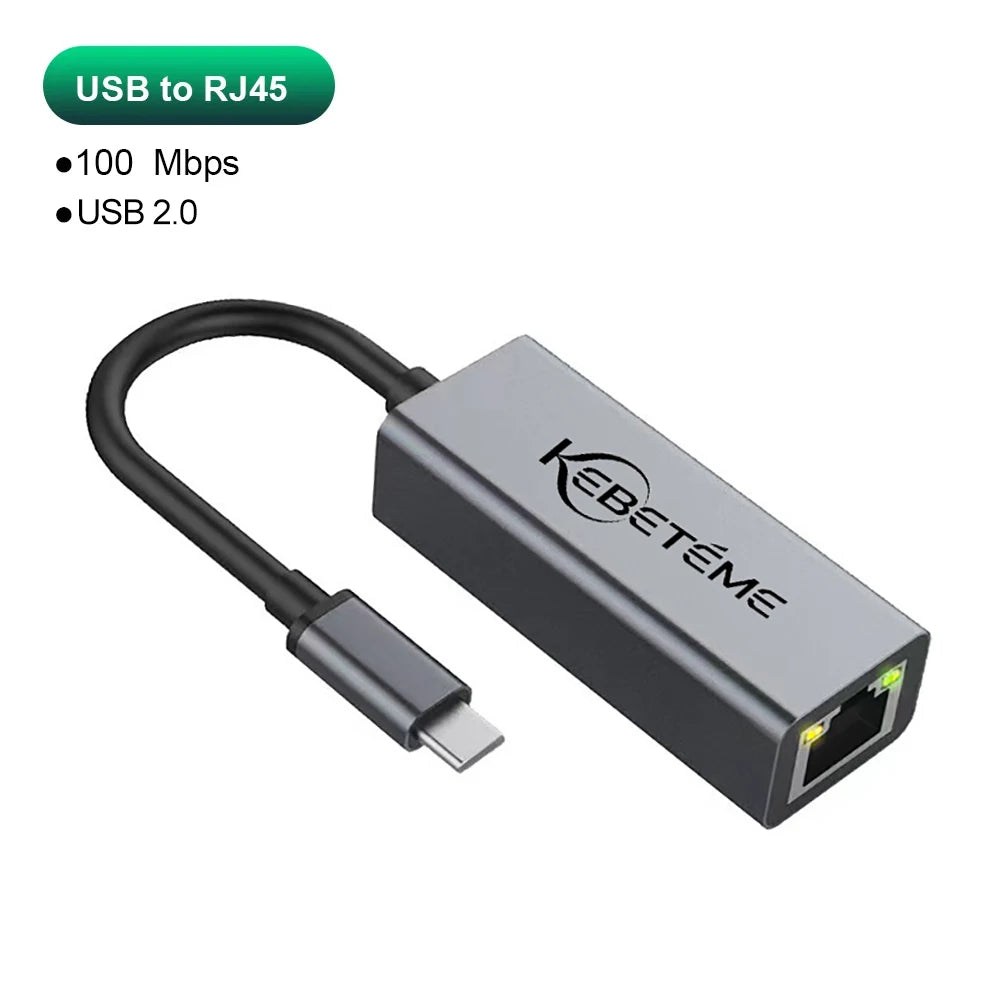 Adattatore Ethernet USB 3 0 1000 Mbps RJ45 LAN Per PC MacBook Windows 10 11 Cavo USB Ethernet Xiaomi