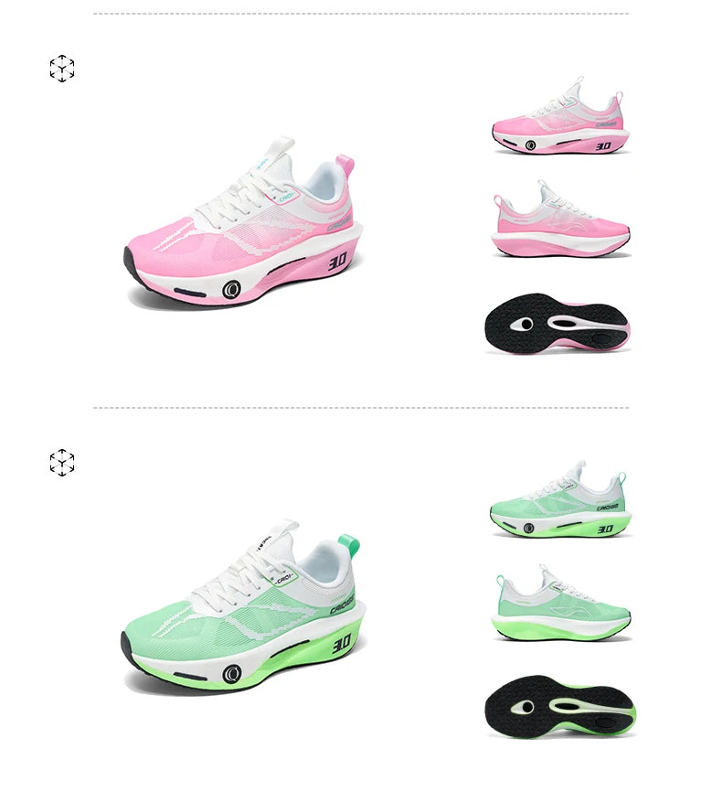 Scarpe Da Corsa Con Piastra In Carbonio Per Maratona Traspiranti Leggere Per Uomo E Donna Comode E Antiscivolo