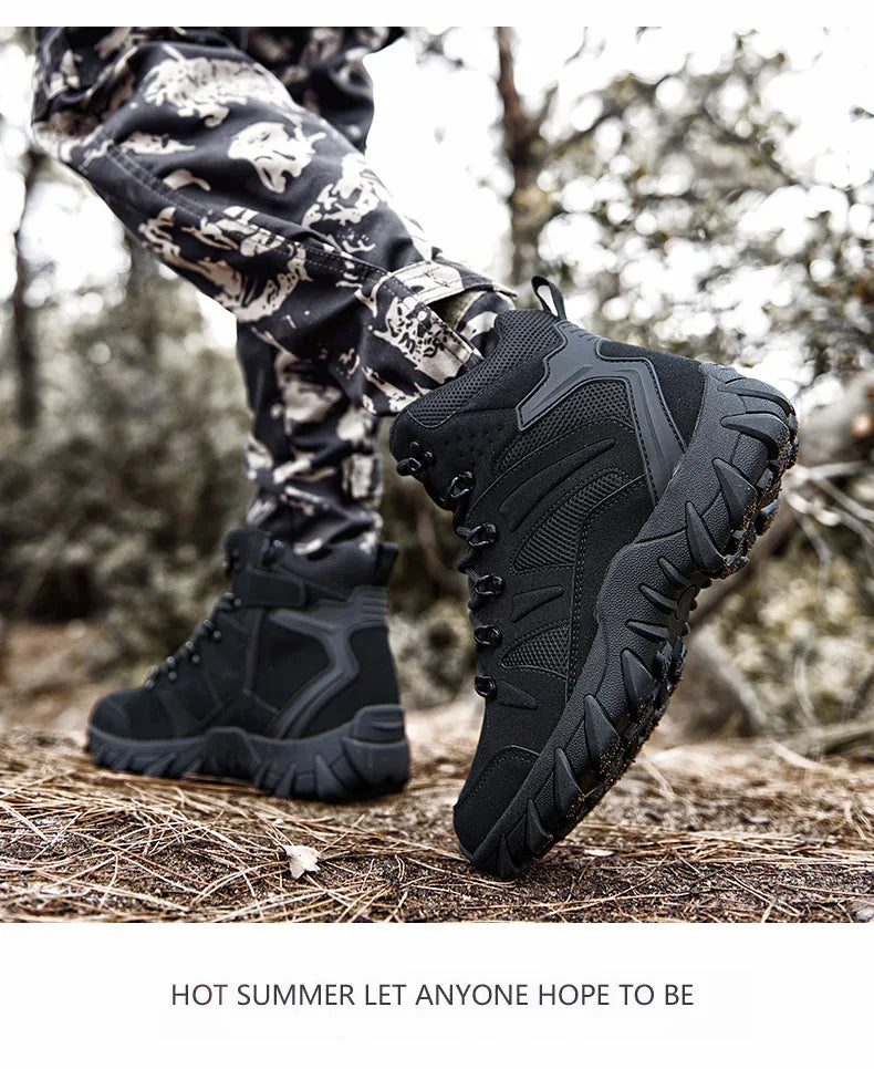 Stivali Da Allenamento Da Combattimento Uomo Scarpe Da Trekking Per Pesca E Caccia Sneakers Da Uomo
