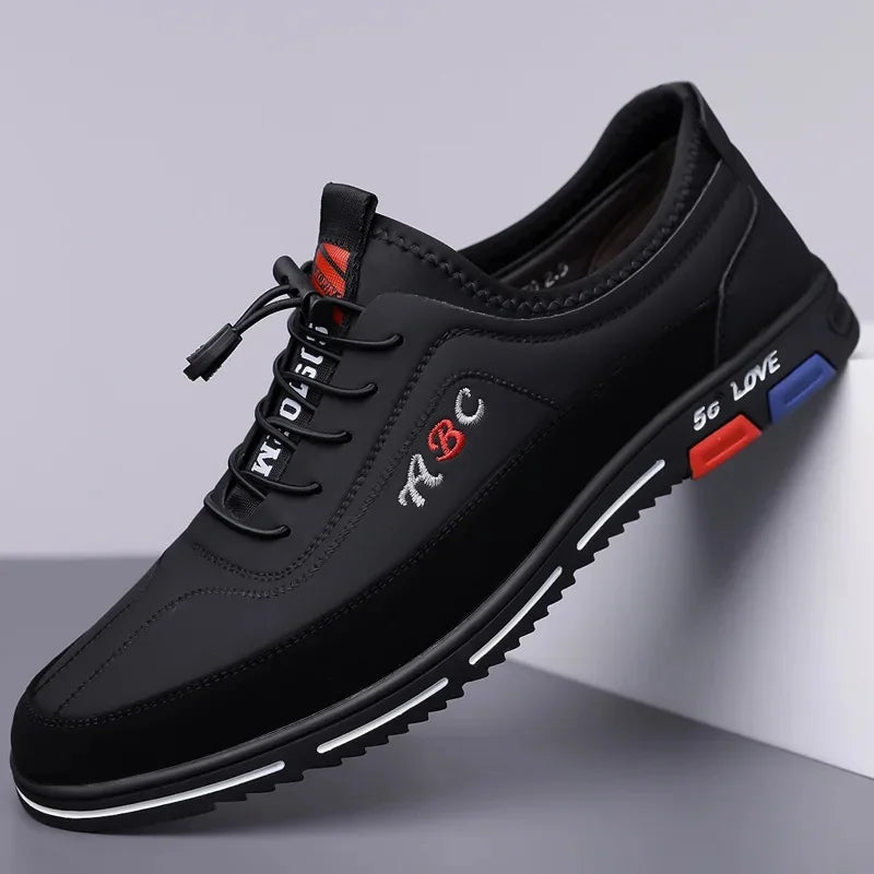 Scarpe Da Uomo Extra Large In Pelle Con Fondo Morbido Primavera Autunno Nuovo Stile 46 47 48 Suola In Gomma Impermeabile