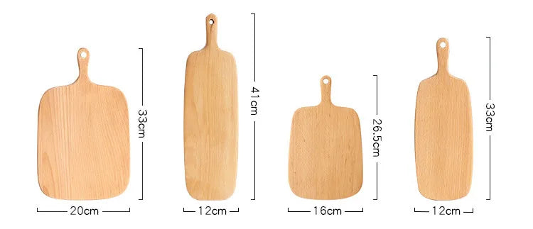 Tagliere In Legno Di Faggio Di Alta Qualità Per Cucina Tagliere Multiuso Per Pizza Pane Frutta Sushi Vassoio Sospeso