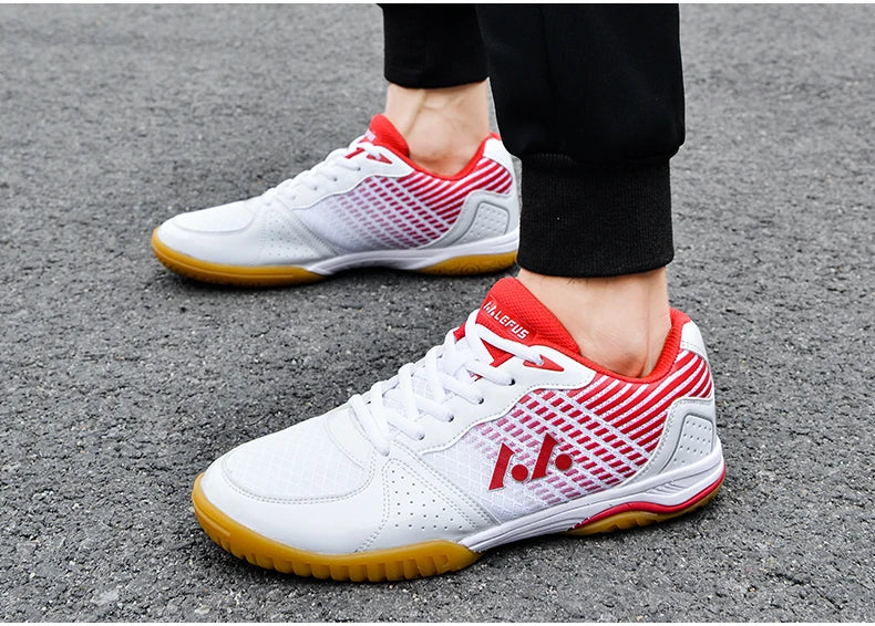 Scarpe Da Allenamento Ping Pong Tennis Traspiranti Antiscivolo All'aperto Uomo Donna in Maglia