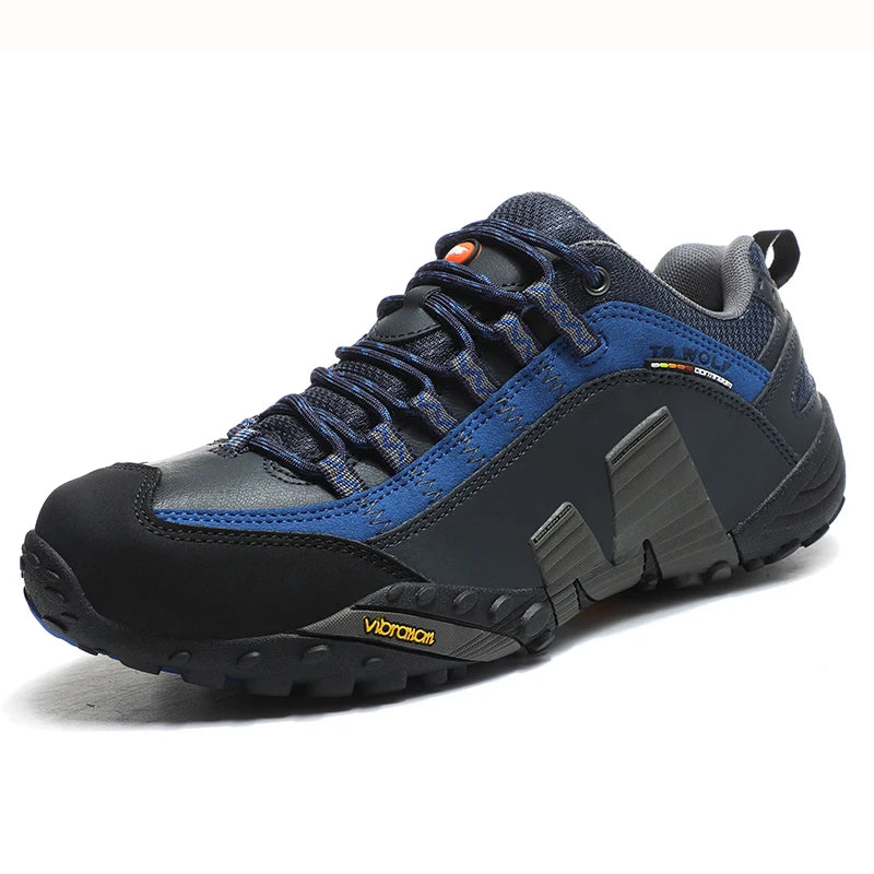 Scarpe Da Trekking Impermeabili Per Uomo In Vera Pelle Stivali Da Montagna Tattici Da Caccia Nei Boschi