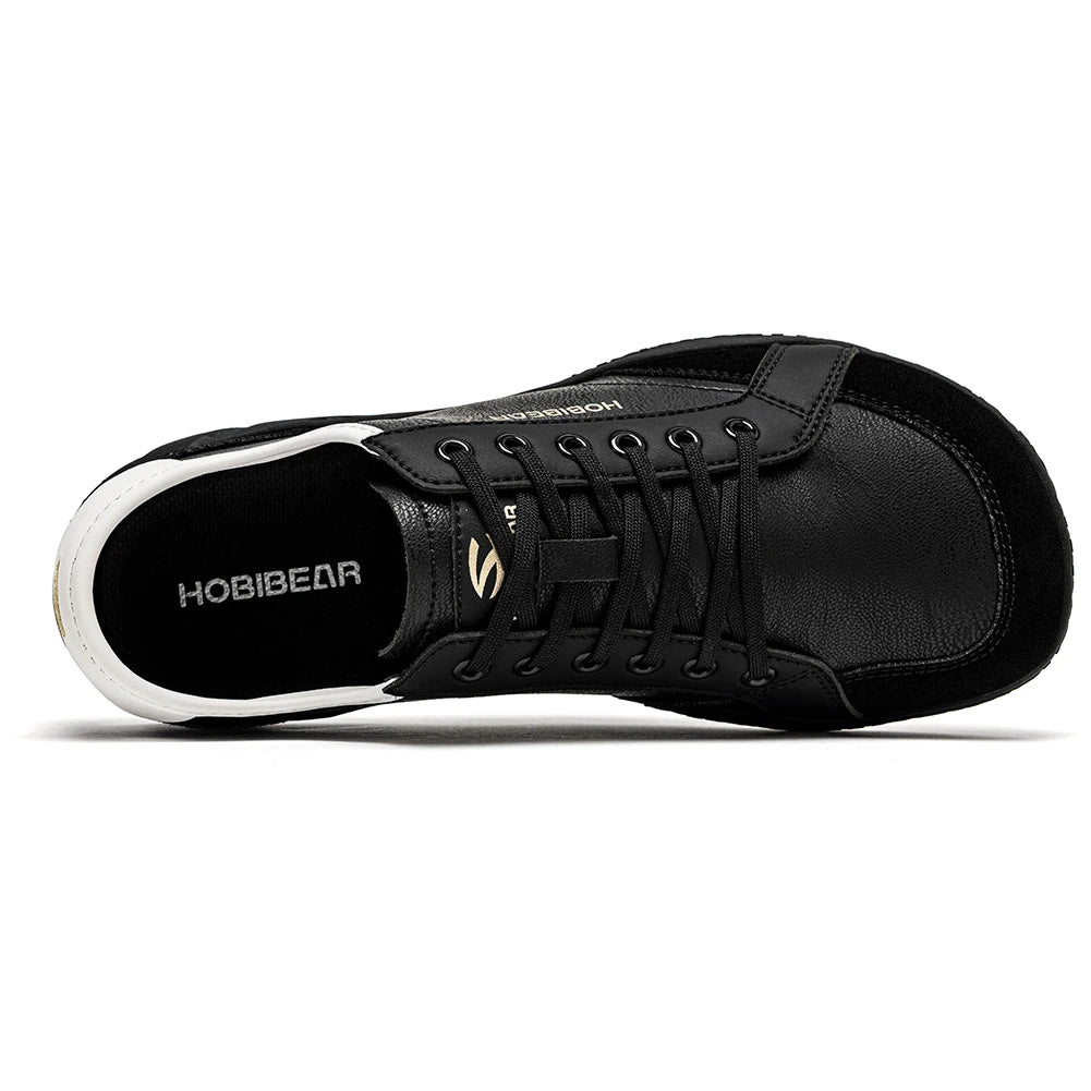 Hobibear Scarpe Barefoot Unisex Punta Larga Leggere In Pelle Sintetica Con Blocchi Di Colore Per Passeggio Casual