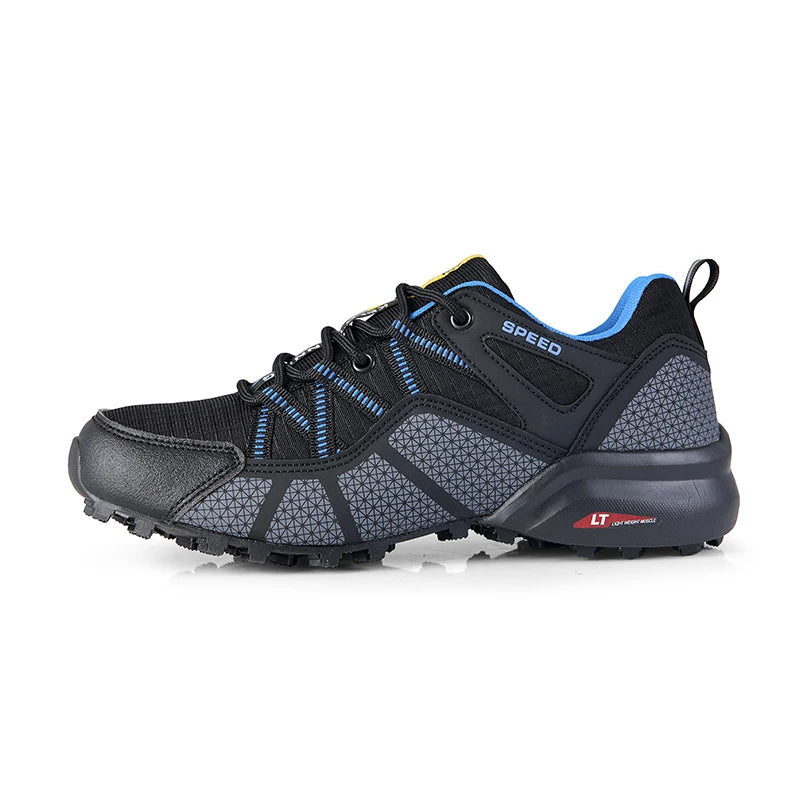Scarpe sportive da trekking da uomo Stivali da allenamento per escursionismo impermeabili all'aperto Scarpe tattiche da caccia comode e resistenti all'usura da uomo