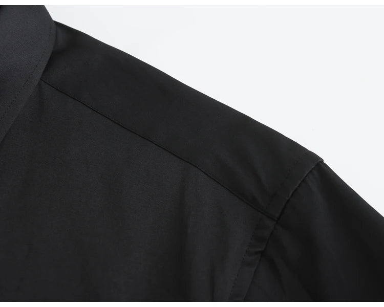 Camicie Da Uomo Eleganti Payel Semi Formale A Maniche Lunghe Con Abbottonatura E Cuciture A Contrasto
