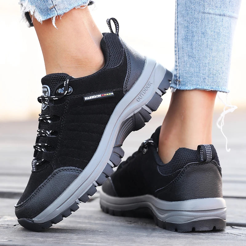 Scarpe Da Trekking Da Donna Outdoor Retro Suede Tactical Platform Antiscivolo Alpinismo Campeggio Primavera Autunno 2025