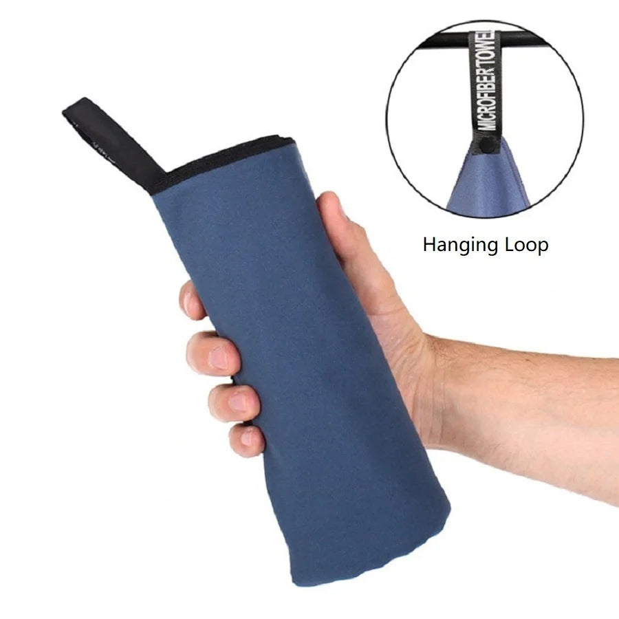 Asciugamano sportivo Asciugamani da nuoto ad asciugatura rapida per nuoto, piscina, sport acquatici, asciugamano da spiaggia/viaggio in S, L, XL, extra large, attrezzatura da campeggio