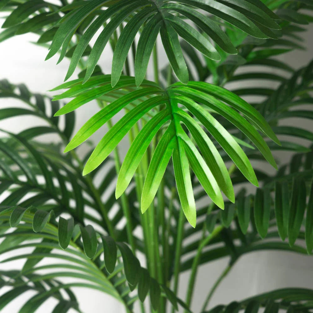 Palma Tropicale Artificiale Grande 90-120 cm Con Foglie Monstera In Plastica Per Decorazioni Casa Giardino Matrimonio