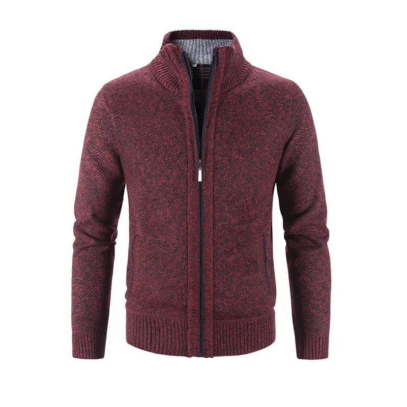 Nuova Primavera Autunno Maglione Lavorato a Maglia Uomo Moda Slim Fit Cardigan Casual