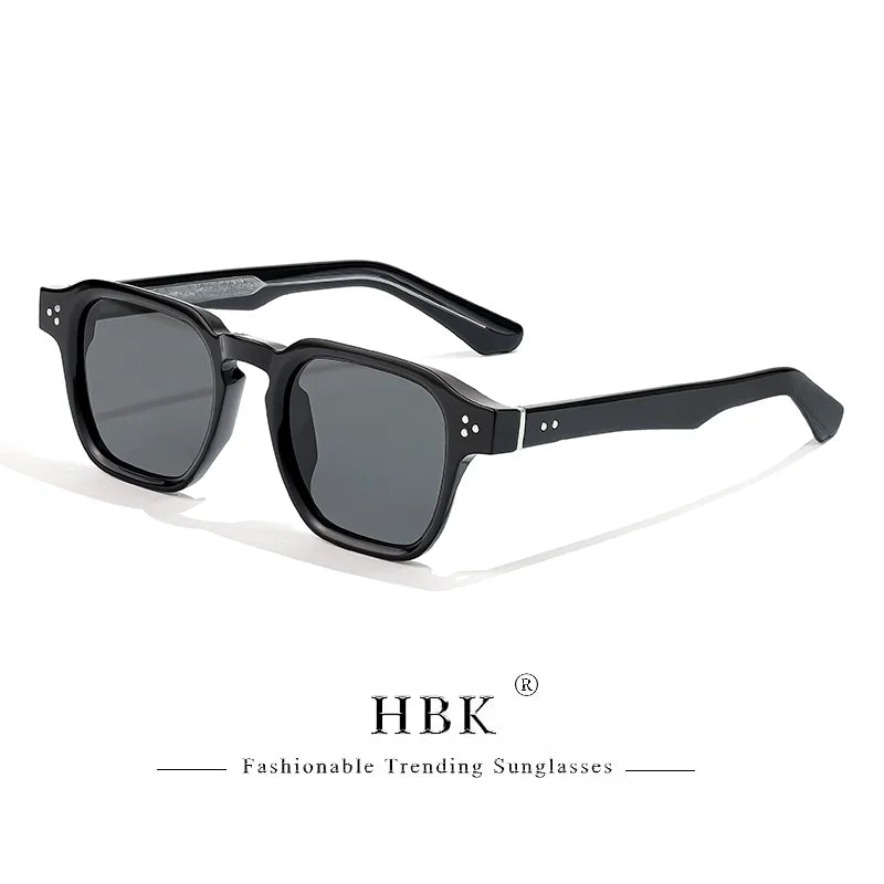 HBK Occhiali Da Sole Uomo Vintage Square Gradient UV400 Sport Outdoor Festa Vacanze Viaggi Guida