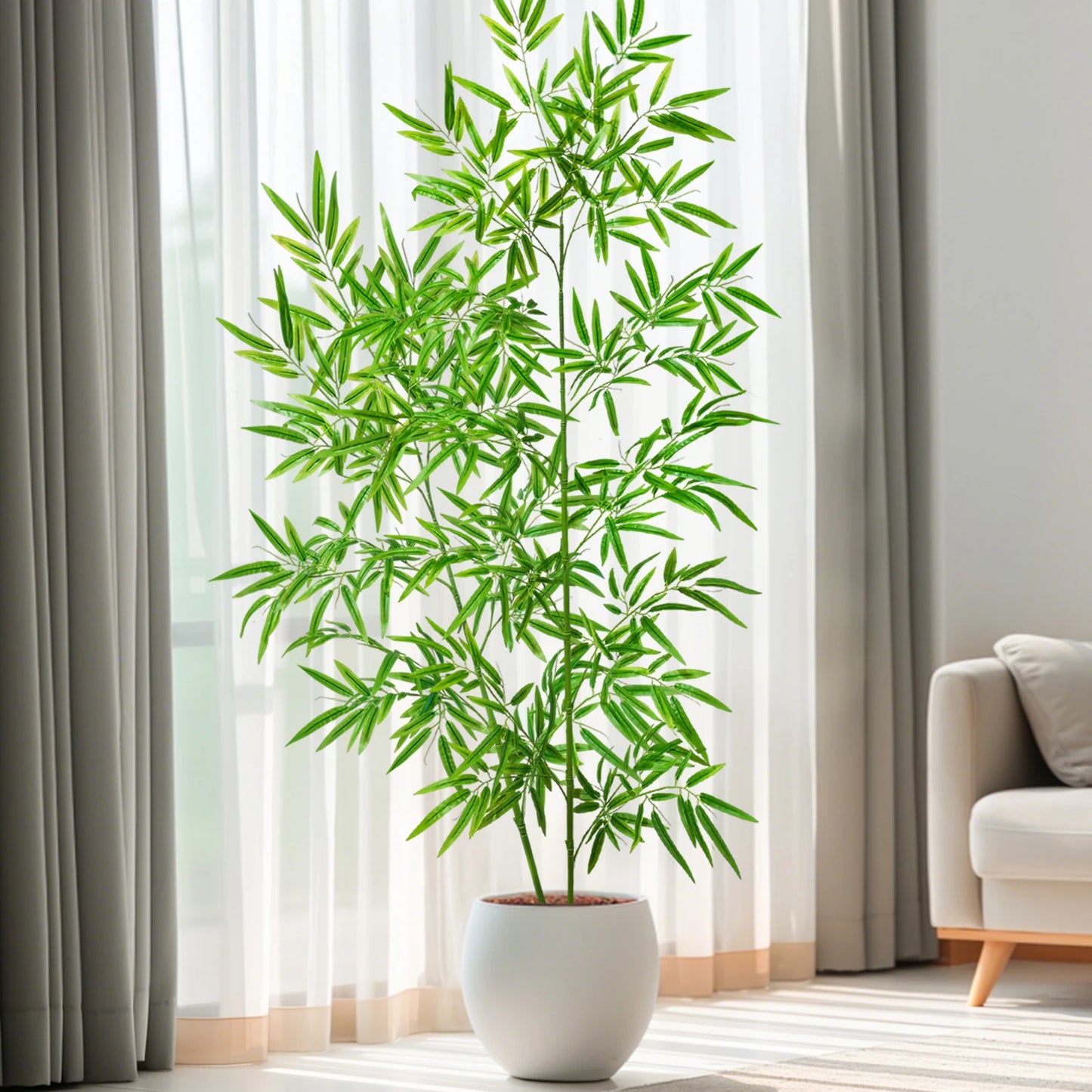 Foglie Di Bambù Artificiali Verdi Da 120 180 240 Cm Piante Di Rami Finti Per Casa E Uffici Commerciali
