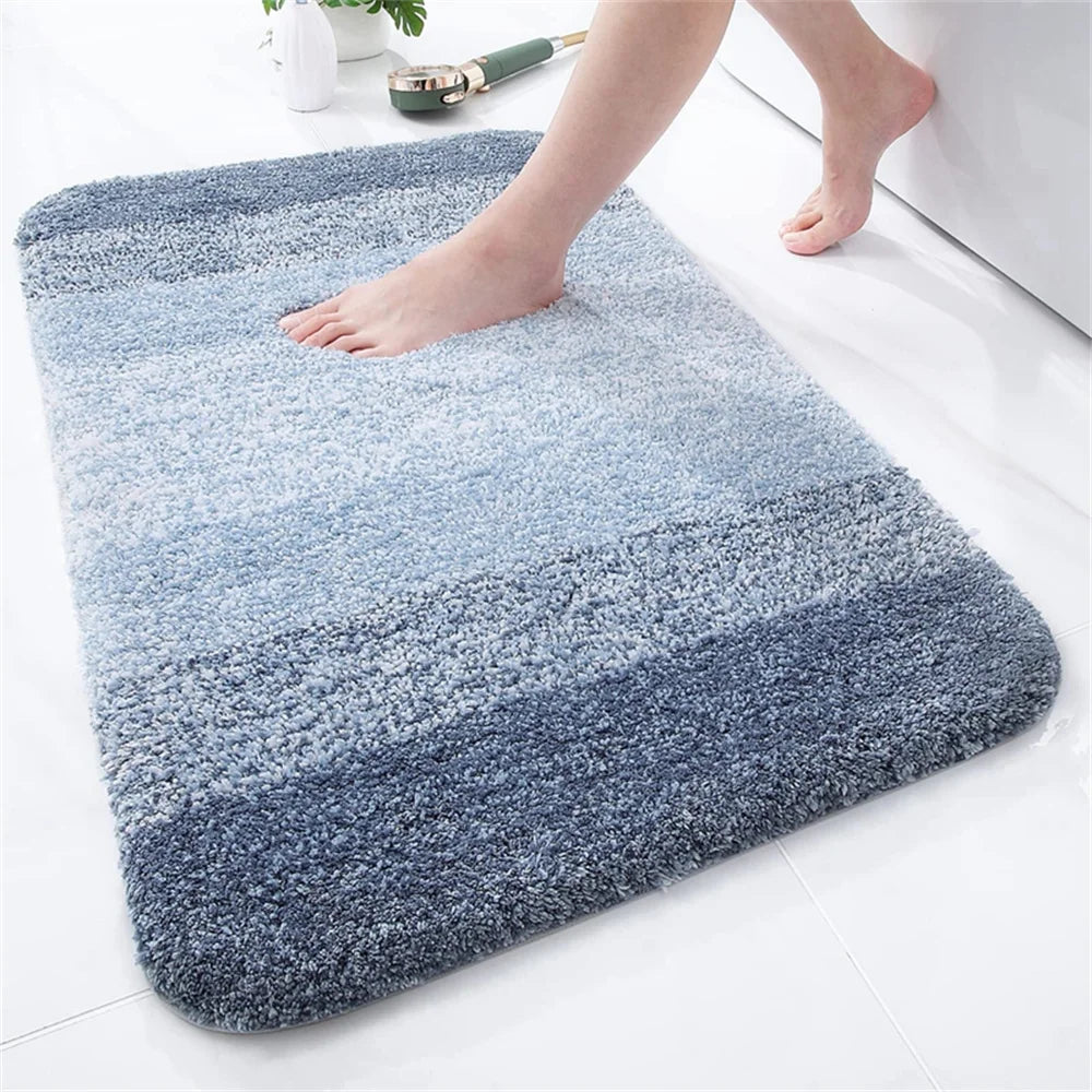 Kitinjoy Tappeto Da Bagno Di Lusso In Microfibra Assorbente Antiscivolo Peluche Morbido Per Doccia E Pavimento