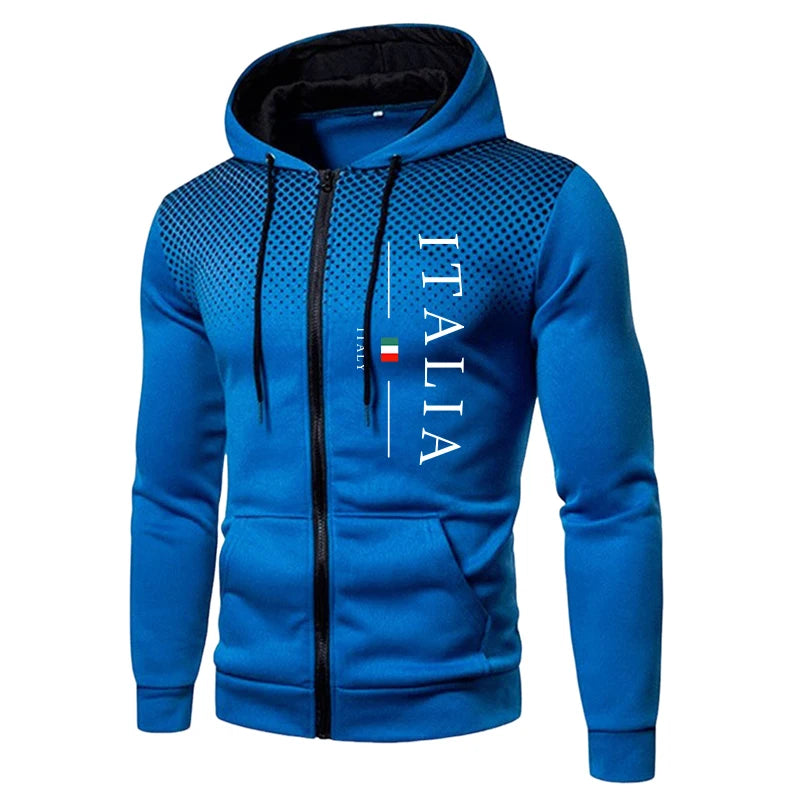 Tuta Da Uomo Inverno Autunno Con Cappuccio Pantaloni Sportivi Con Cerniera Abiti Da Allenamento Quotidiano Casual Urbano
