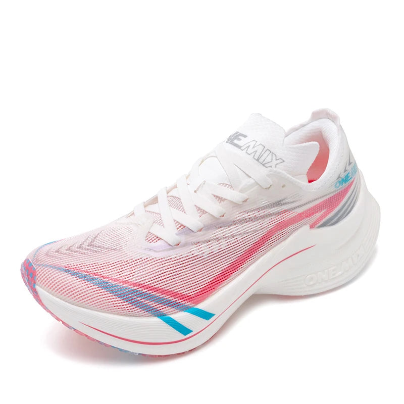 ONEMIX Marathon Scarpe Da Corsa Con Piastra In Carbonio Uomo Antiurto Rimbalzo Ultraleggero E Supporto Stabile