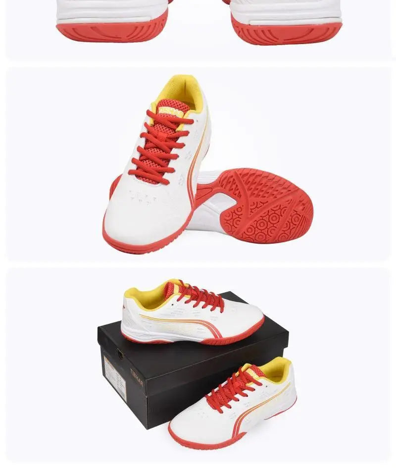 Scarpe da Ping Pong Tibhar per Uomo e Donna Sportive Professionali Antiscivolo Traspiranti