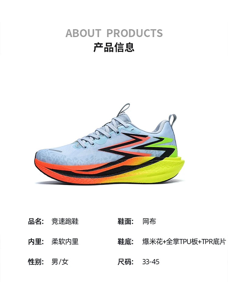 Scarpe Da Corsa Marathon Uomo Con Piastra In Carbonio Leggere E Traspiranti Sneakers Atletiche Per Donna Comode