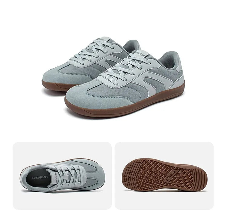 Hobibear Scarpe Da Ginnastica A Punta Larga Barefoot Unisex Zero Drop Minimalista Da Passeggio Con Lacci Antiscivolo