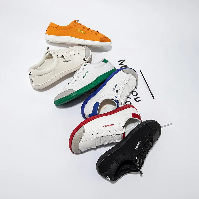 HOBIBEAR Scarpe A Punta Larga Per Piedi Nudi In Tela Minimaliste Slip On Leggere Regolabili Passeggio Sneakers