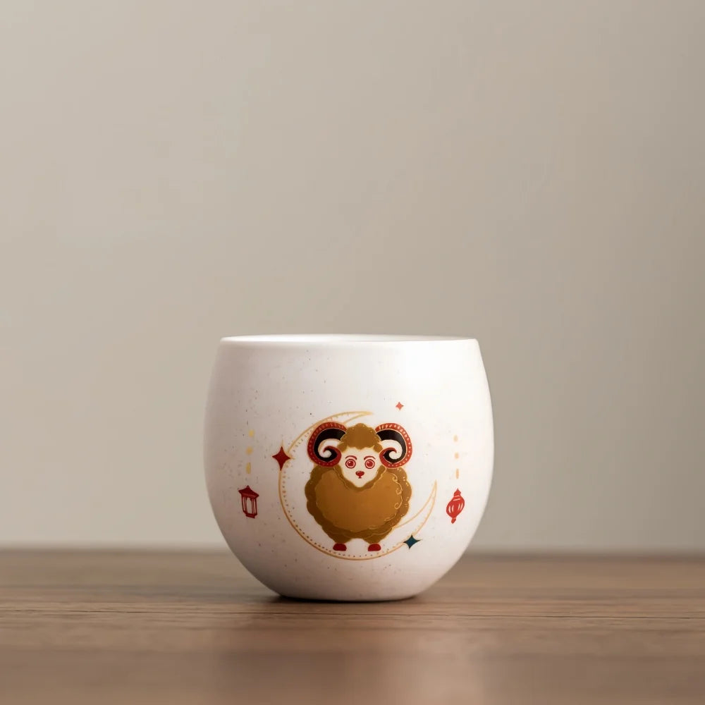 Tazza Ceramica Da 120 Ml Con Motivo Pecora Creativa Per Caffè E Tè Regalo Eid Al Adha Home Office Cucina