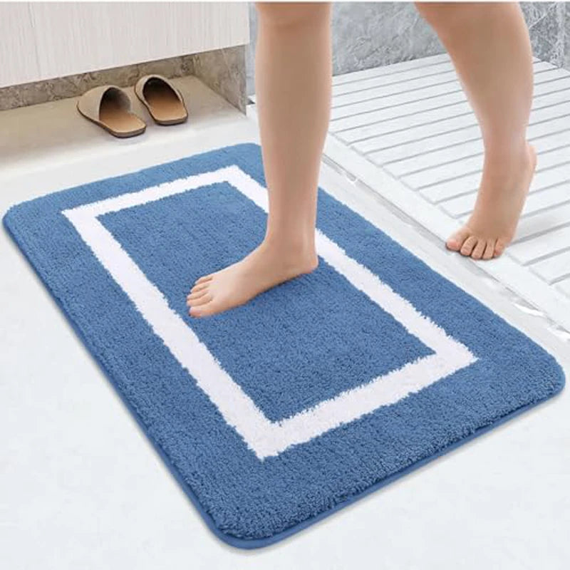 Olanly Tappeti da Bagno Grandi Antiscivolo Lavabili in Lavatrice Peluche Assorbenti Decorazione Pavimento