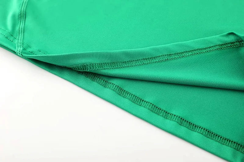 T-shirt da uomo slim a maniche lunghe T-shirt sportiva da palestra T-shirt da compressione fitness da corsa Maglia da calcio da jogging all'aperto attillata rapida