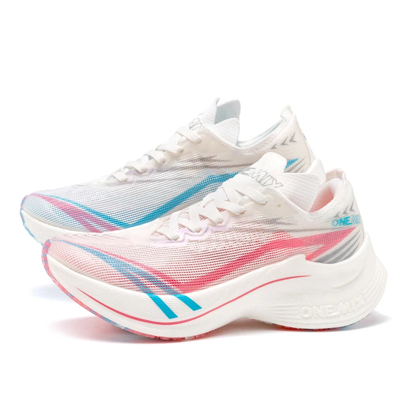 ONEMIX Marathon Scarpe Da Corsa Con Piastra In Carbonio Uomo Antiurto Rimbalzo Ultraleggero E Supporto Stabile