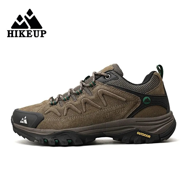 Scarpe Da Trekking Da Uomo In Pelle Hikeup Traspiranti Scarpe Da Ginnastica Da Trekking Turistiche Per Trail E Montagna