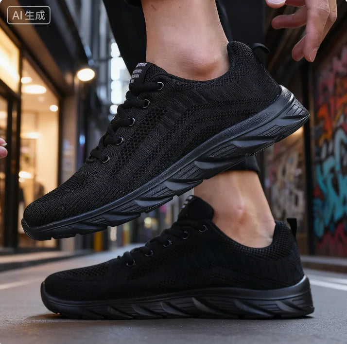 Scarpe Da Ginnastica Da Corsa In Maglia Uomo Traspiranti Leggere Antiscivolo Suola Morbida Scarpe Da Passeggio